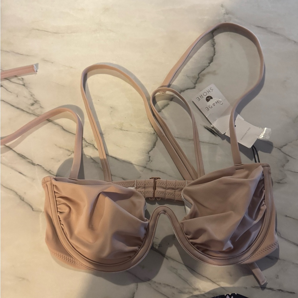 Shade & Shore Nude Pink Bikini Top - Picture 4 of 6